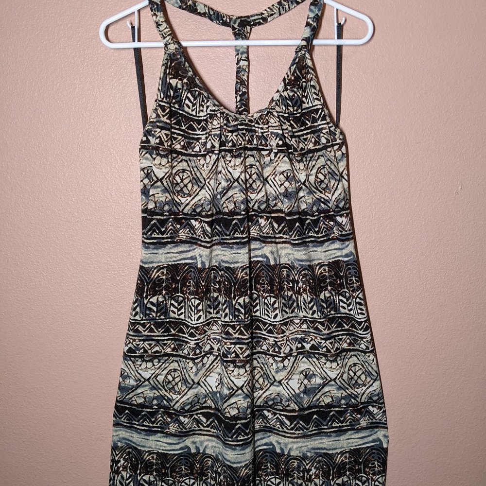IZ Byer Abstract Pattern Dress